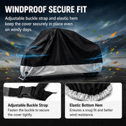 Motorcycle Cover for Cobra CX50 SRX FWE 2021 by IYBHUCX – normal, B Black, Model 76820_IYBHUCX-9927270-Z5-02