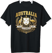 Australia Sydney Est. 1901 Heraldic Kangaroo Emu Emblem Adult & Youth Soccer Jersey