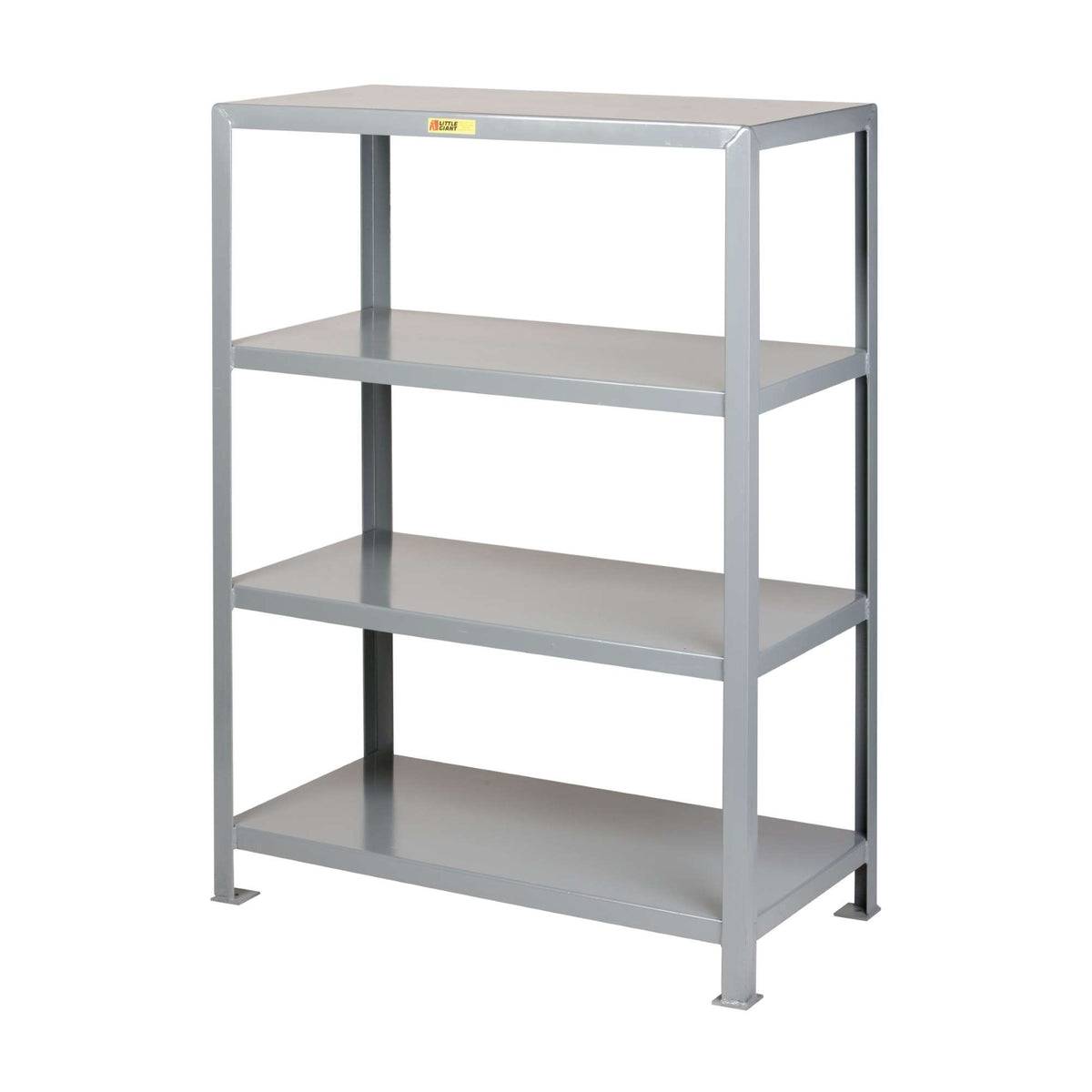 Little Giant 5SH Steel Shelving Unit, 30" Wide, Gray - 48"