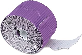 Pacon 37334 Bordette Decorative Border, 2 1/4-Inch x 50-Ft Roll, Violet (Pack of 6)