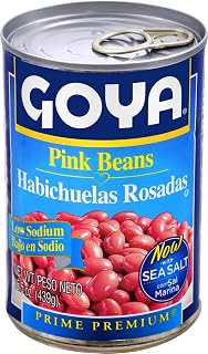Goya Pink Beans, Soups, Rice, 15.5 oz, 2-Pack