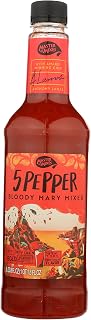 MASTER OF MIXES 5 Pepper Bloody Mary Mix, 1 Liter Bottle