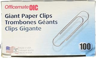 OIC99915 - Officemate OIC Giant-Size Non-Skid Paper Clips