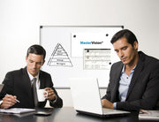 MasterVision 96"W x 48"H / Melamine / Silver Dry Erase Boards