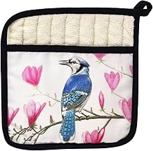 Betsy Drake PT013 Blue Jay Pot Holder