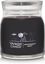 Yankee Candle MidSummer's Night Scented Signature 13oz Medium Jar 2-Wick Candle Over 35 Hours of Burn Time