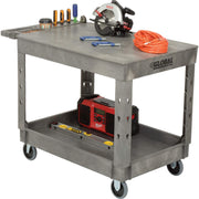 Global Industrial Gray / 45"L x 25.5"W x 32.5"H / Industrial Utility Carts