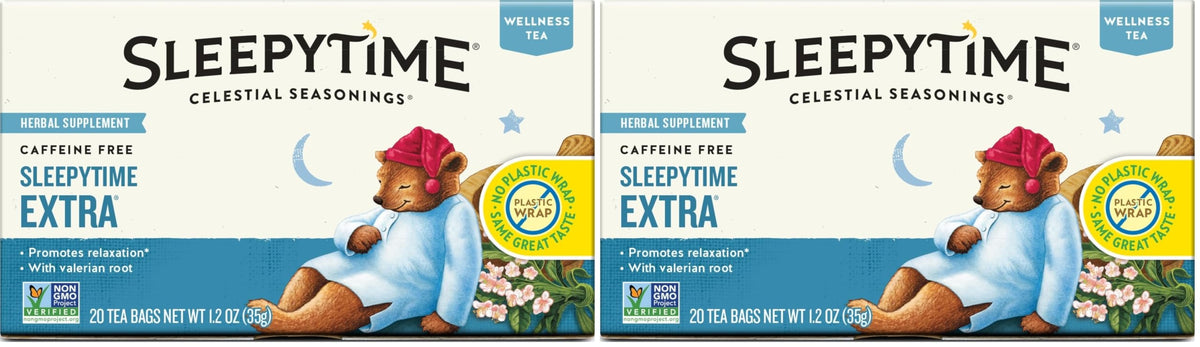 Celestial Seasonings Sleepytime Extra / 20 Count (Pack of 2) / 1 Herbal