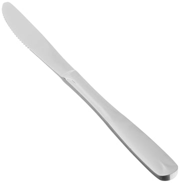 12-Piece Lisa Dinner Knife Set by Winco – 18/0, Stainless Steel, Silver, Pack of 12, Model 0010-08