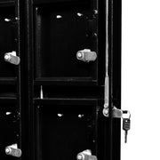 24 Doors Tablet & Cell Phone Locker by Global Industrial – Alloy Steel, Black, Model 493332BK