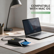 CAC Reader CAC Card Reader DOD USB Access | Compatible with (32/64bit) XP/Vista/ 7/8/10 OS X by Dcolp – 3.15x2.36x0.39 in, black, Model 06S6083213