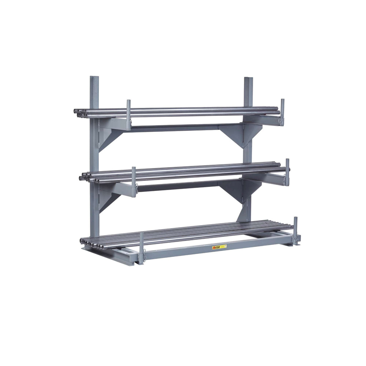 Little Giant Steel Cantilever Rack, 51" High, Gray - 48"