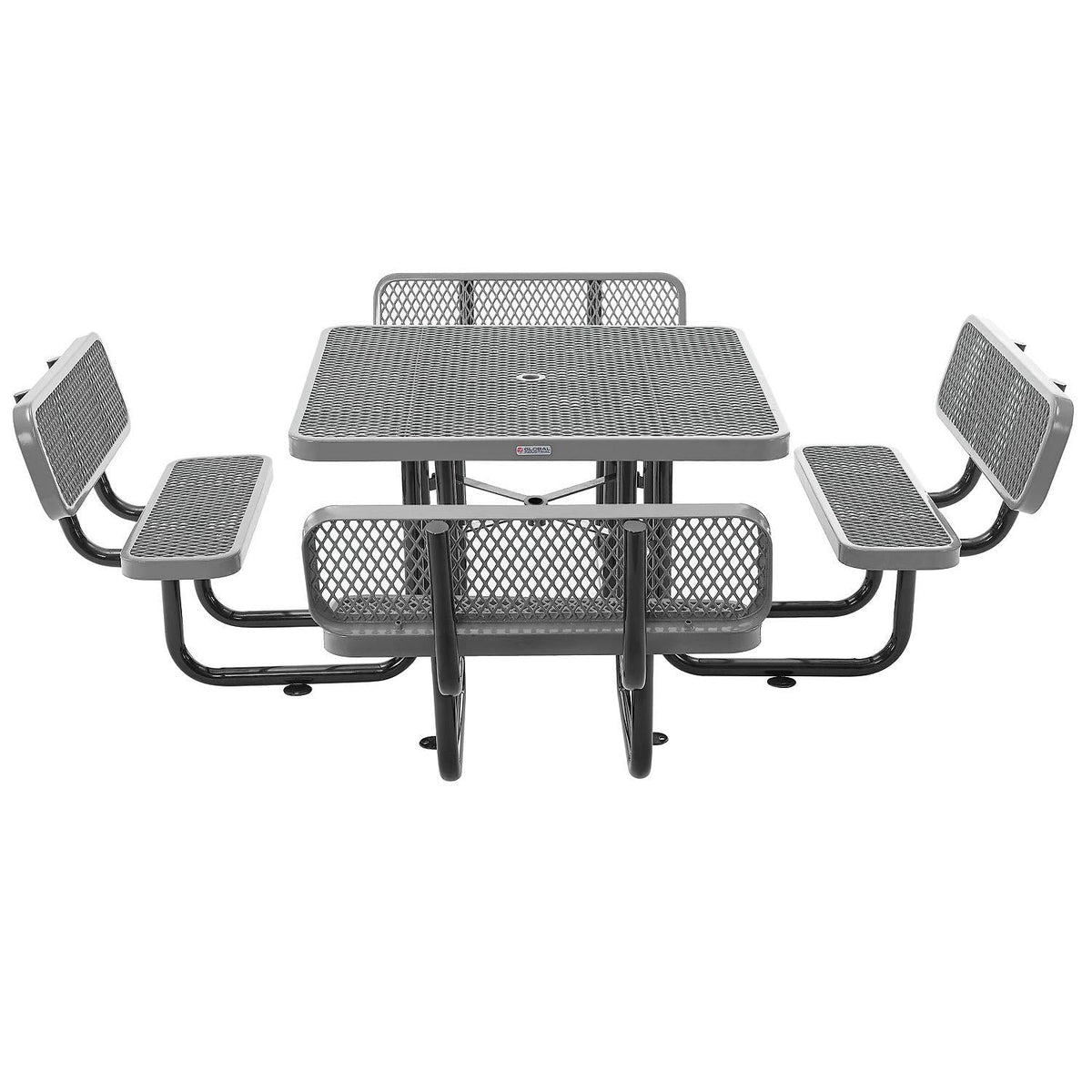 Global Industrial Grey / Onesize / Industrial Picnic Tables