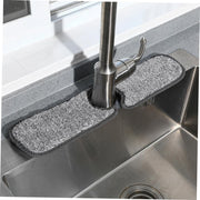 Faucet Absorbent Mat for Kitchen Sink Splash Guard with Coral Fleece by STOBAZA – 18.1" x 3.9", Fiber, coral fleece, Assorted Color, Model 30A007VLWD02L