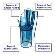 San Jamar 6 oz to 10 oz / Blue / Modern Storage & Transport