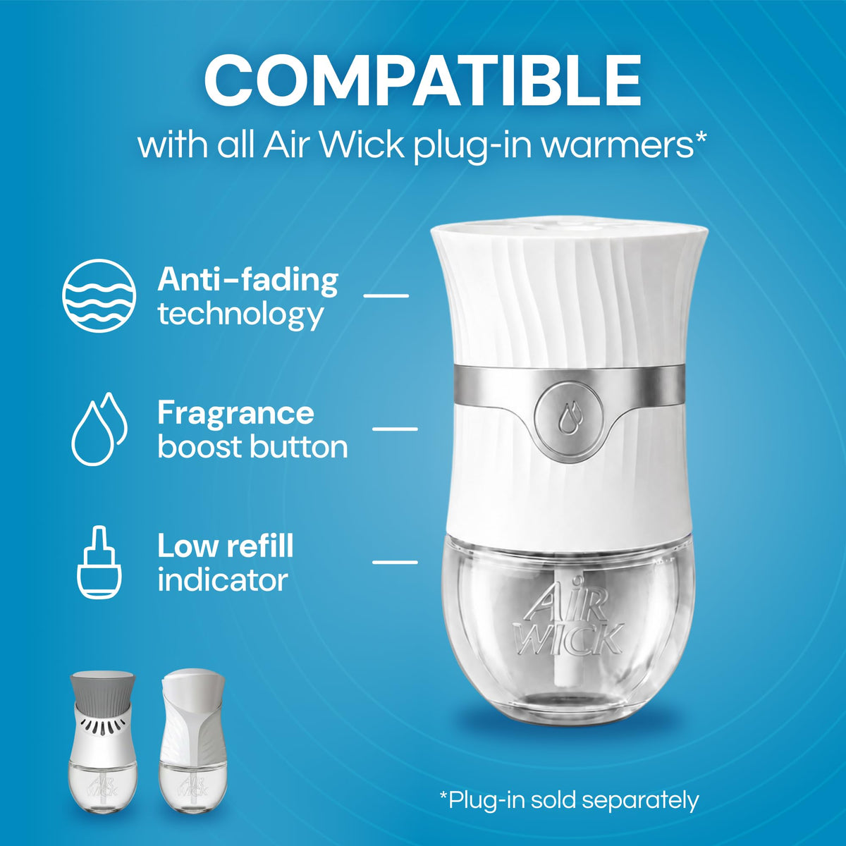 Scented Oils Refills by Air Wick – 0.67 Fl Oz (Pack of 6), Clear, Pack of 6, Model 6233801302