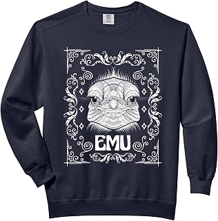 Emu Lover Safari Animal Lover Zookeeper Ornithologist Comfort Colors Adult Sweatshirt