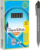 Paper Mate InkJoy 100RT Retractable Ballpoint Pens | Medium Point (1.0mm) | Black | 20 Count