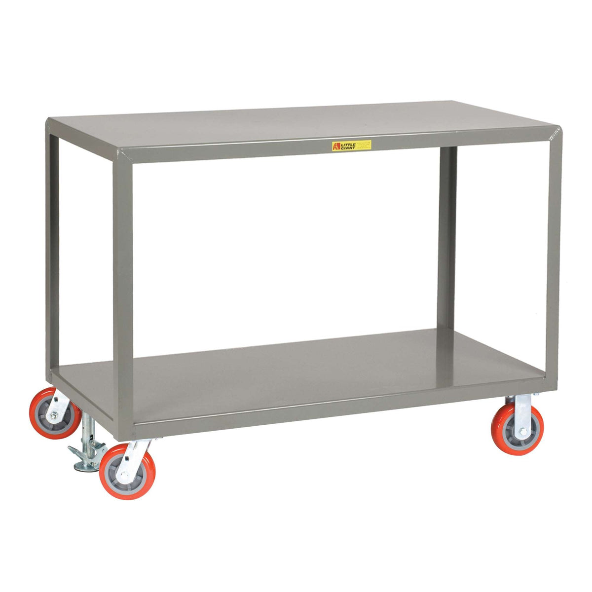 Little Giant Steel Table, 34" High, Gray - 48" x 24"