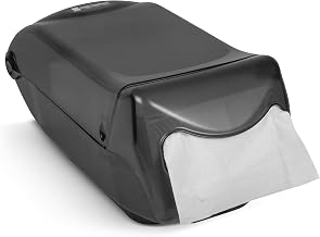 H5004 Venue Countertop Mini Interfold Napkin Dispenser by San Jamar – Plastic, Clear, Model H5004CL