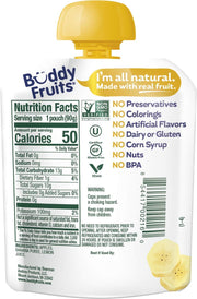 Buddy Fruits Banana & Apple / 3.2 Ounce (Pack of 18) / 1 Applesauce