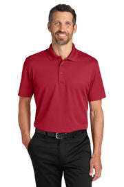 Unisex Plaited Pique Polo Rich Red by Port Authority – Medium, Rich Red, Model K620