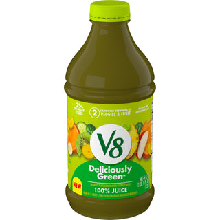 Deliciously Green 100% Fruit and Vegetable Juice by V8 – 46 Fl Oz (Pack of 1), Model 200000028605