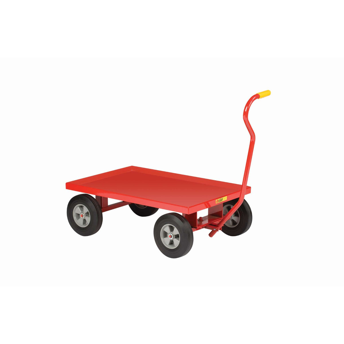 Little Giant LW-2436 Truck, 24" x 36", Red - 10" Rubber