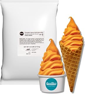 Frostline Pumpkin Spice Soft Serve Mix, Gluten & Lactose Free, 6 lb Bag