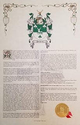 Hillyard Coat of Arms, Crest & History 11x17 Print - Name Meaning, Genealogy, Family Tree Aid, Ancestry, Ancestors, Namesakes - Surname Origin: English England