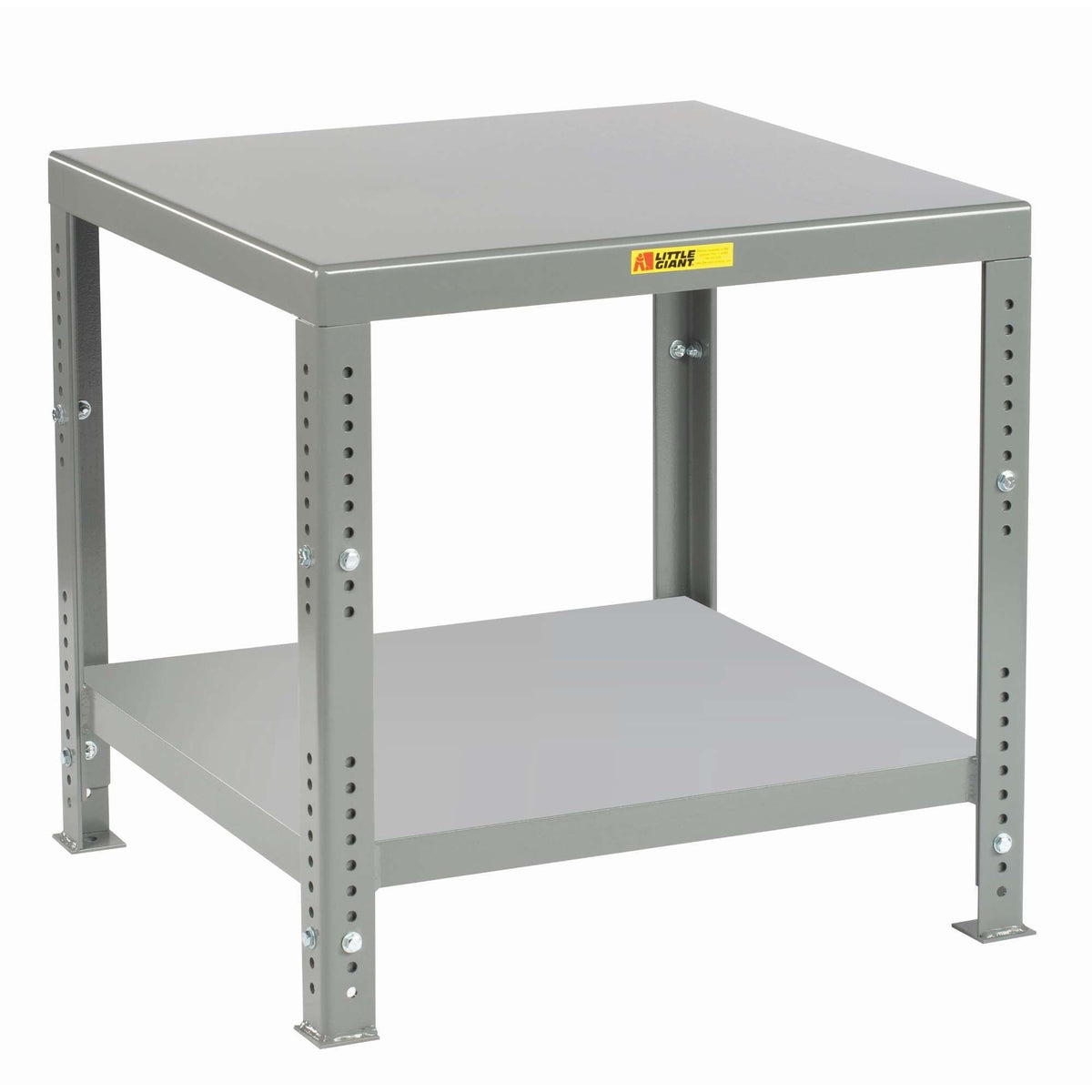 Little Giant Steel Machine Table, 26 - 40" High, Gray - 24" x 36"
