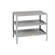 Little Giant Steel Machine Table, 32 1/2" High, Gray - 24" x 36"