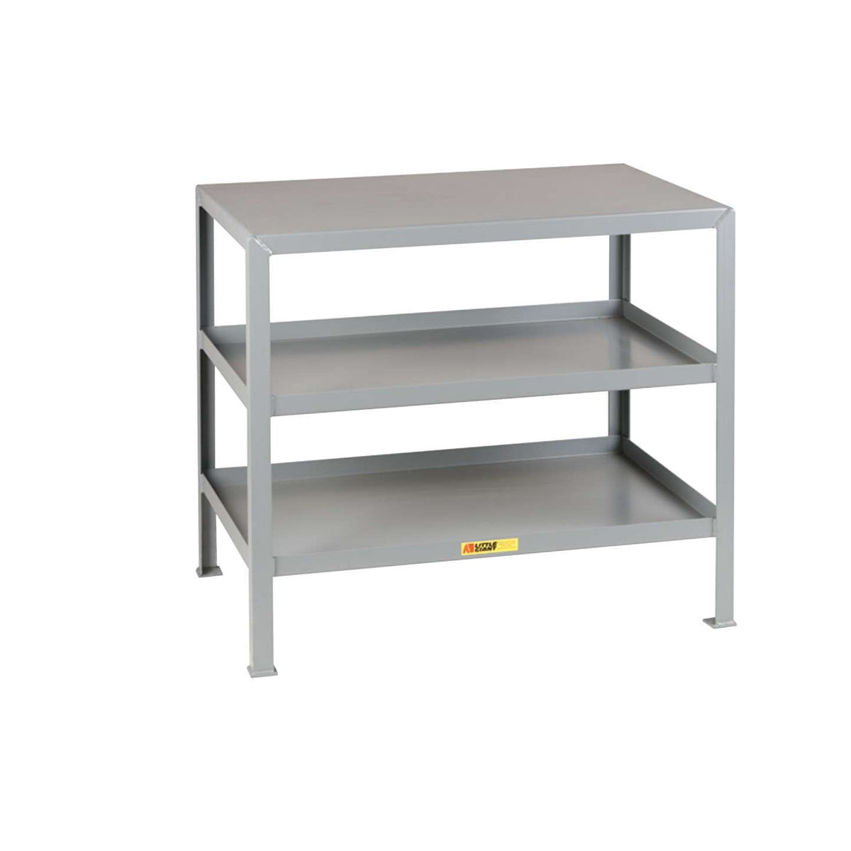 Little Giant Steel Machine Table, 32 1/2" High, Gray - 24" x 36"