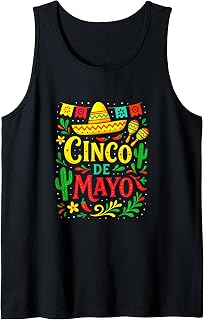 Cinco DE Mayo - Mexico Party Funny Fiesta Tank Top