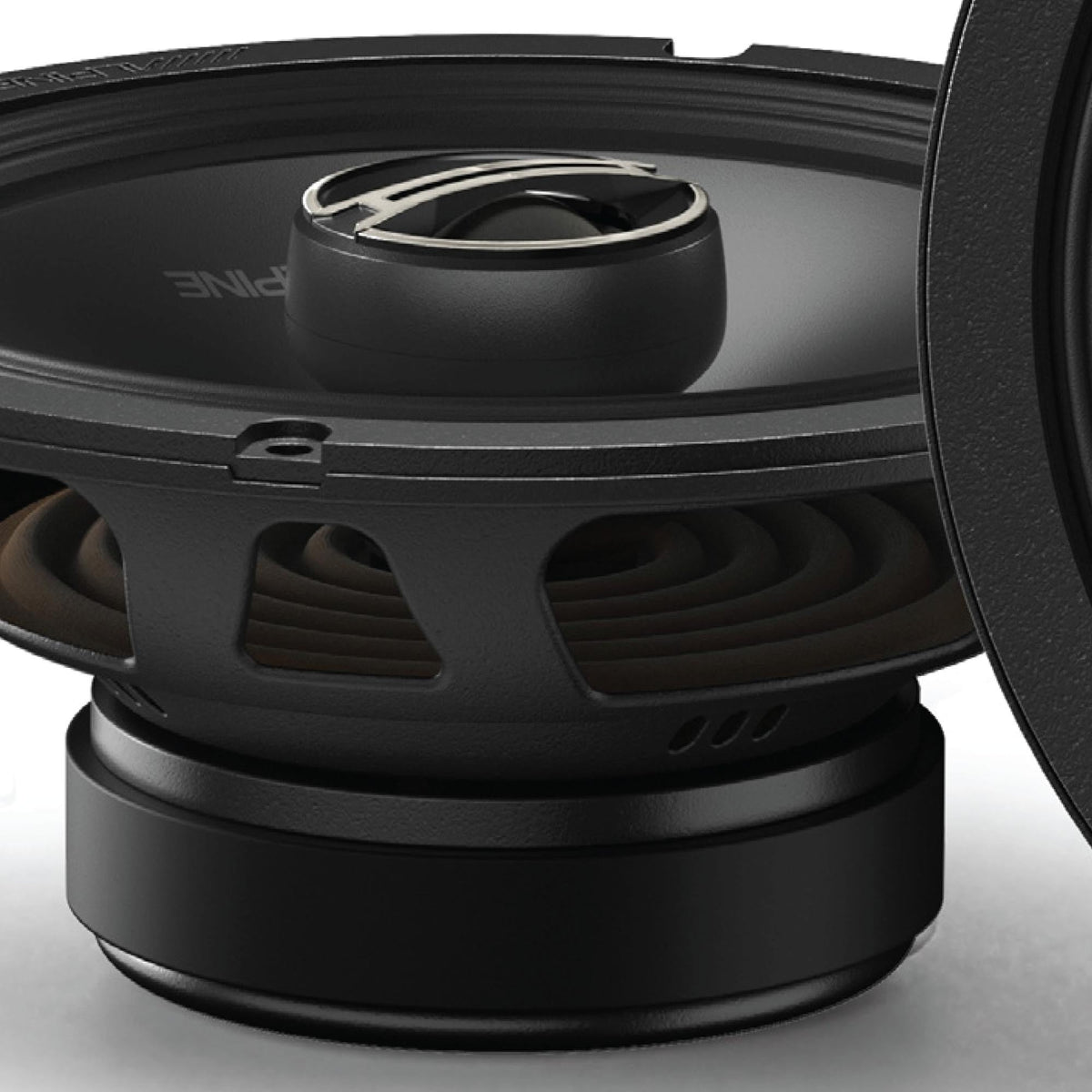 6.5” Coaxial 2-Way Speaker Set by Alpine – rubber, Model DM-65-G