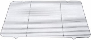 Winco Icing/Cooling Rack with Built-in Feet, 16.25-Inch by 25-Inch, Medium, Chrome
