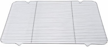 Winco Icing/Cooling Rack with Built-in Feet, 16.25-Inch by 25-Inch, Medium, Chrome