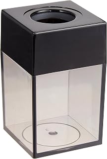 Officemate OIC93690 Clip Dispenser, Magnetic, Smoke-Black