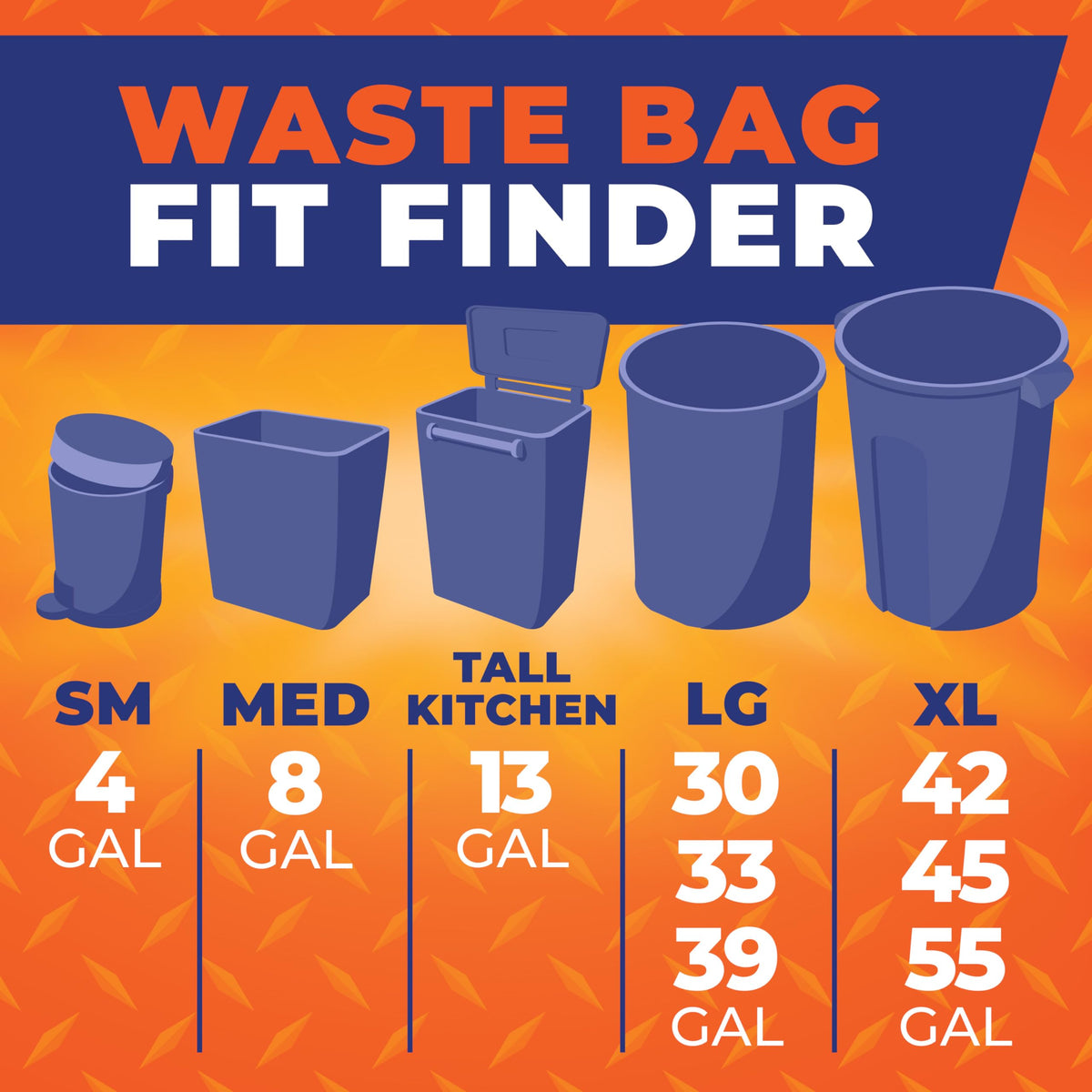 Hefty 30 Count (Pack of 1) / Gray / 39.0 gallons Trash Bags