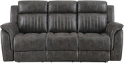 Global Furniture USA U8517 Grey Reclining Sofa