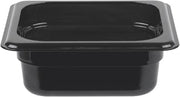 Cambro 62HP110 Food Pan 1/6 X 2" H-Pan Black Case of 6