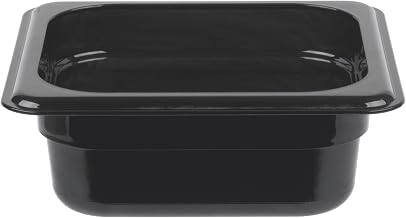 Cambro 62HP110 Food Pan 1/6 X 2" H-Pan Black Case of 6