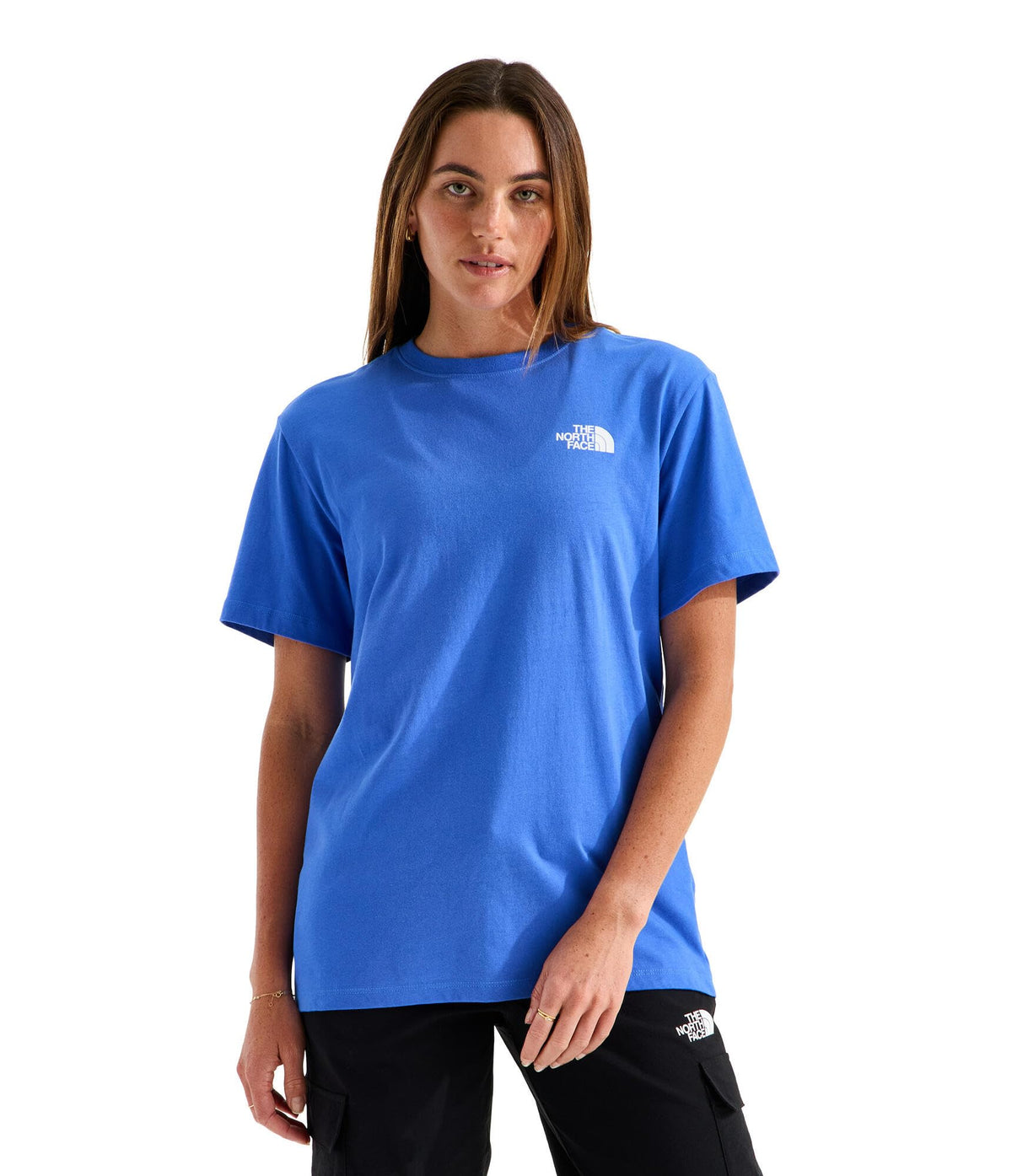 Evolution Box NSE Short Sleeve Tee by The North Face – Cotton, Active Blue, Model NF0A8B6W