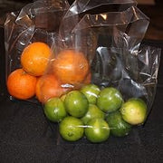 Elkay Plastics Fast Take Plastic Take-Out Bag with Soft Loop Handle, Clear | 200/Case