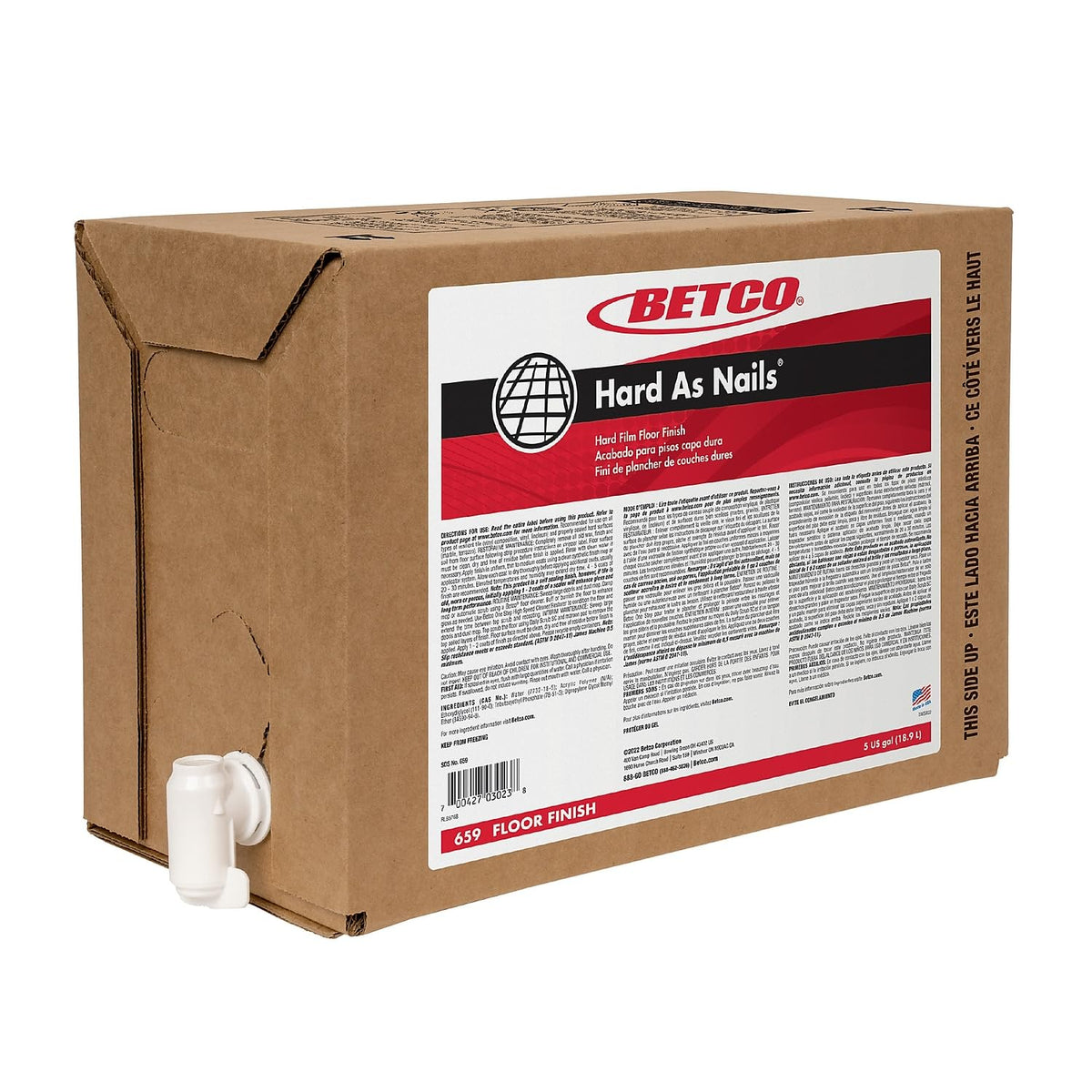 ® Hard As Nails® Floor Finish by Betco – No color, Model 659B500