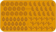 Silikomart Garden Silicone Mold for Making Thin Leaf-Shaped Edible Garnishes