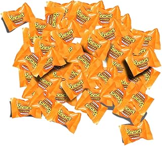 Reese's Peanut butter Chocolate Cups, Individually Wrapped Miniature Size Cups, Creamy Peanut Butter With Milk Chocolate Coating, Bulk Pack 5 Pounds