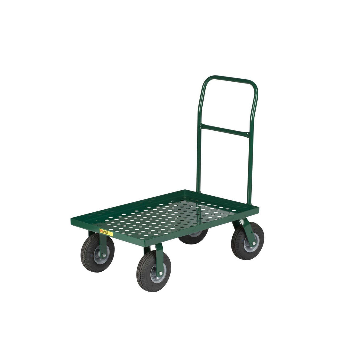 Little Giant T820P Platform Truck, 24" x 48", Green - Rubber