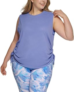 Calvin Klein Performance Plus Size Tie Hem Tank Top