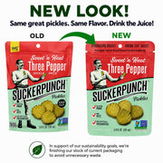 Pickles in a Pouch by SUCKERPUNCH – 3.4 Ounce (Pack of 12), Pack of 12